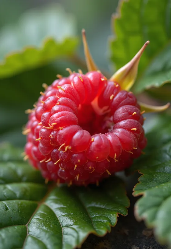 ボウルとクロスに盛られた新鮮なラズベリー、ラズベリージャムとミントの葉を添えて