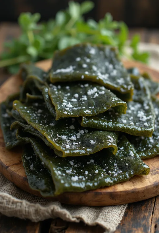 厚みのある乾燥した真昆布のシート