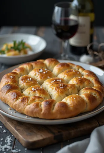 長時間発酵のイタリアンサワー種フォカッチャの盛り付け