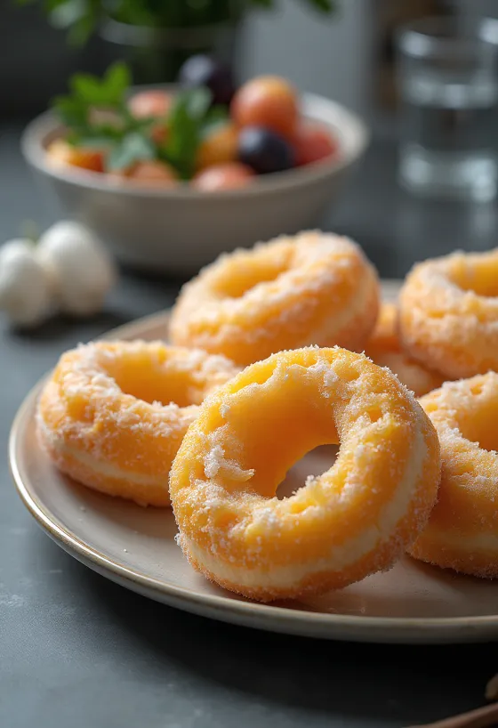 マレーシアのさつまいもドーナツ、クエ・ケリア