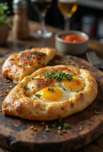 きつね色に焼けたローストナスのカルツォーネ