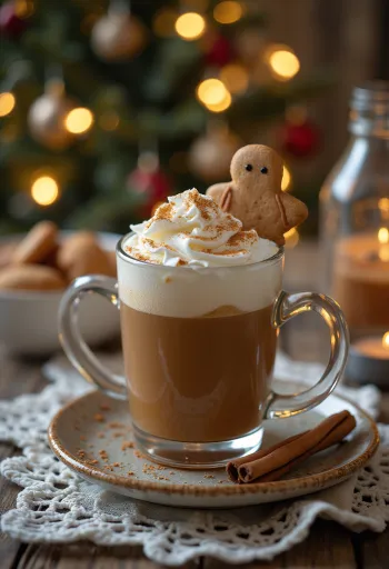 グラスに注がれたジンジャーブレッド風味のシードル