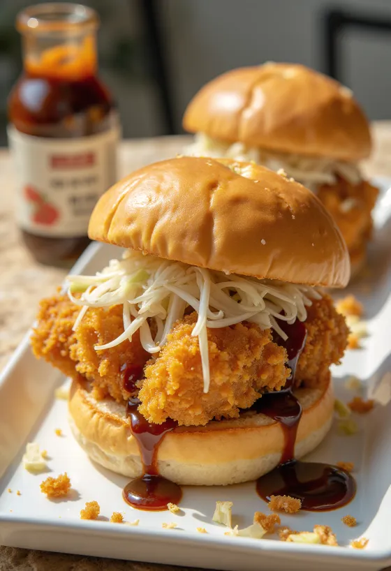 トンカツソースをかけたチキンカツバオ