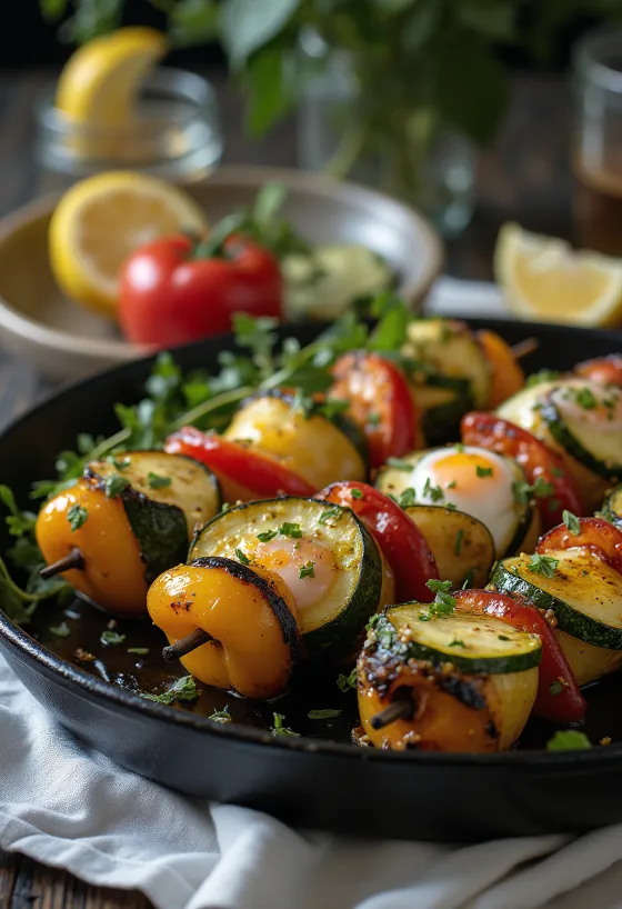 グリル野菜のセブゼリ・ケバブ