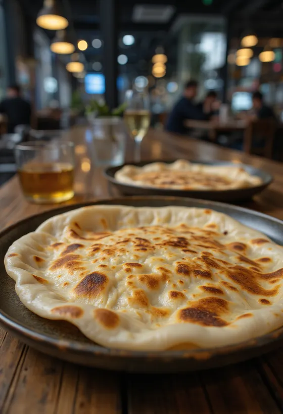 焼きたての自家製ラヴァシュパン