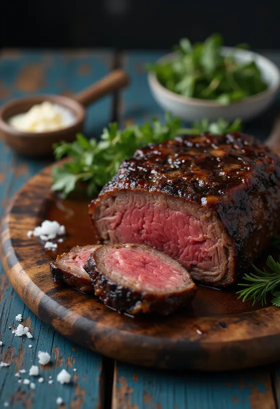 ジューシーなBBQステーキ