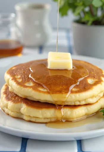 焼きたてのパンケーキバンズ