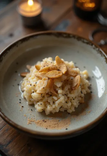 アーモンドとチアシードのライスプディング