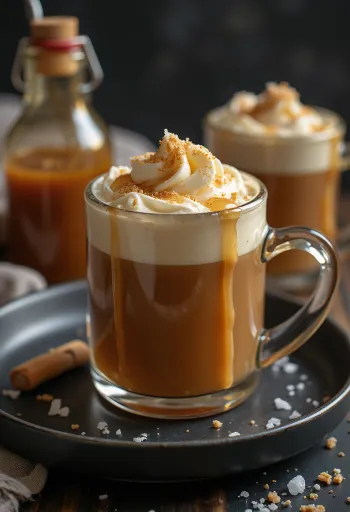 グラスに注がれたソルテッドキャラメル・サイダー