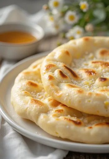 盛り付けられたバニラナン