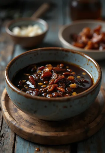 ボウルに入ったBBQバルサミコハニーマリネ液