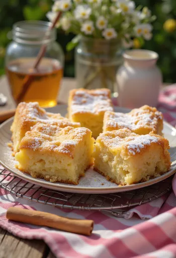 蜂蜜とシナモンのケーキ