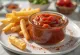 盛り付けられたBBQスパイシーケチャップ