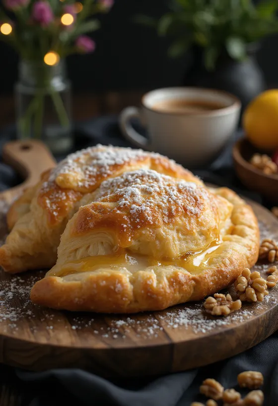 蜂蜜とクルミのカルツォーネ