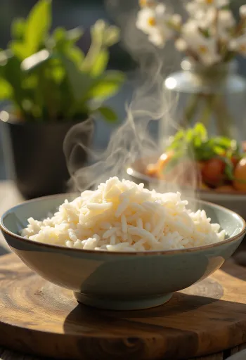 ボウルに盛られたスチームドライス