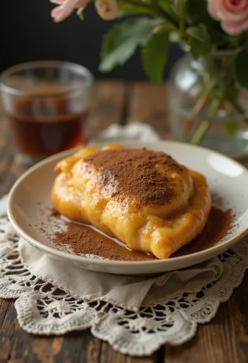 きつね色の生地のチリ風エンパナーダ・デ・ドゥルセ・デ・レチェ