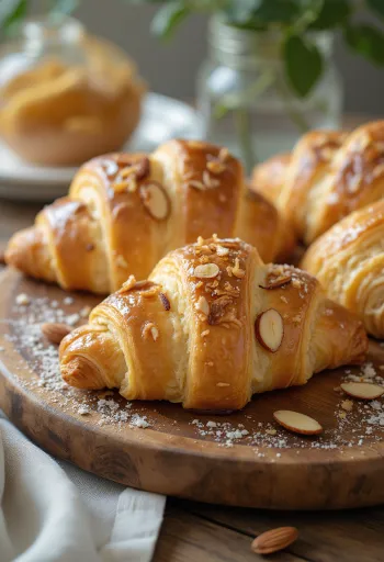 蜂蜜とアーモンドのクロワッサン