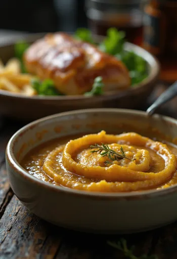 ボウルに入ったBBQスパイシーマスタードマリネ液