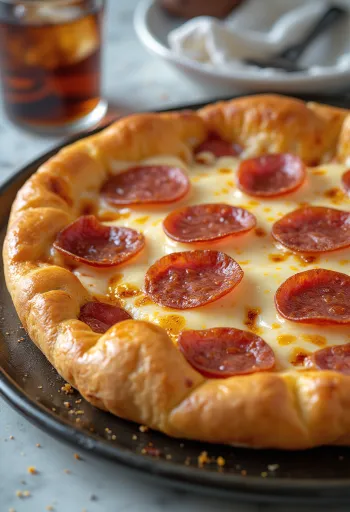 サラミのフォカッチャの盛り付け