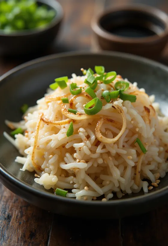 盛り付けられた大根ご飯