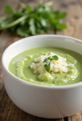 ルッコラのクリームソース