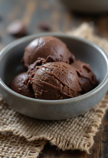 チョコレートシャーベット 自家製リッチデザート