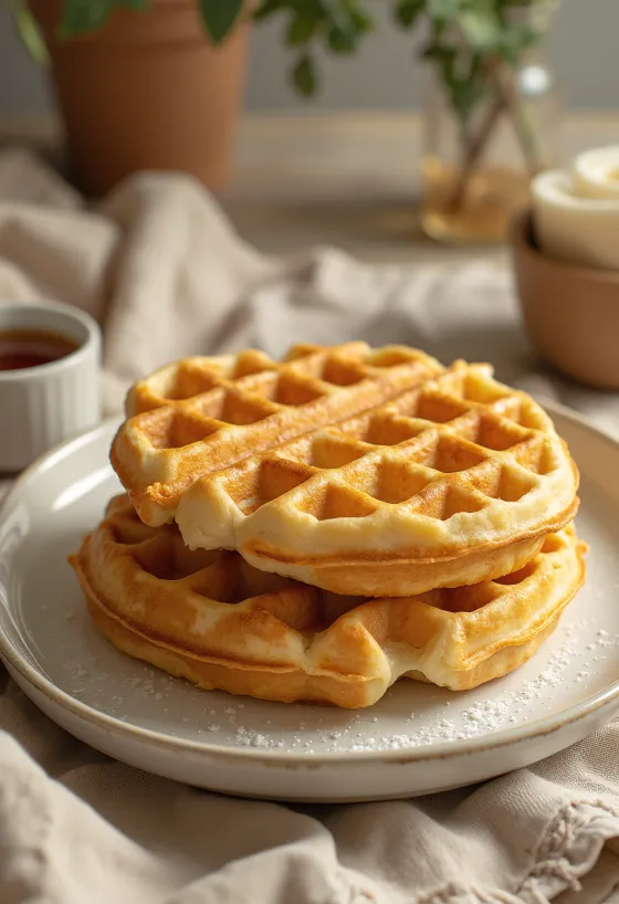 焼きたてのワッフル・バンズ