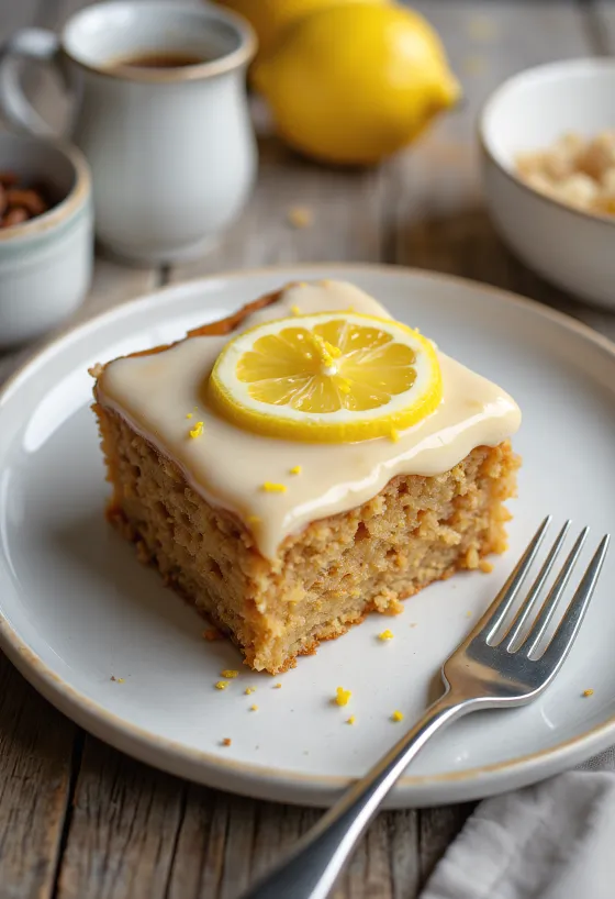 栗とレモンのケーキ